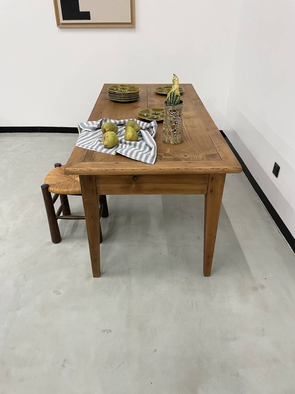 Pine farm table 165 cm