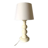White wood lamp