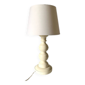 Lampe bois blanc