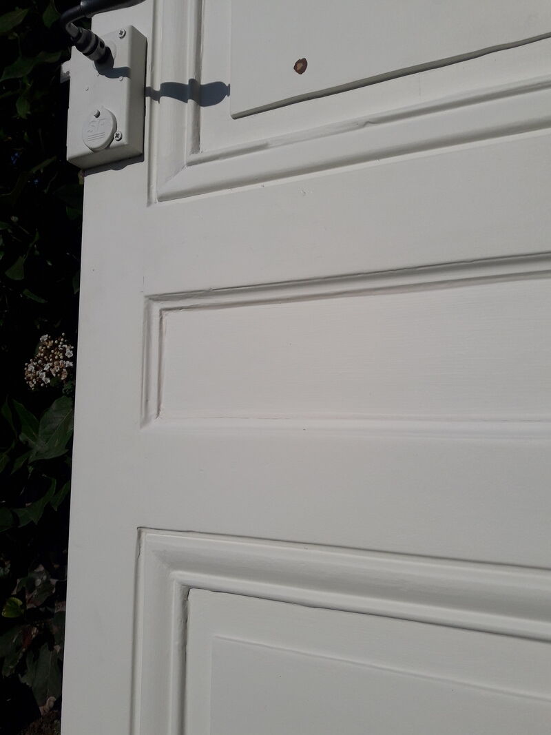 Door 207x99,5cm communication back panel molded