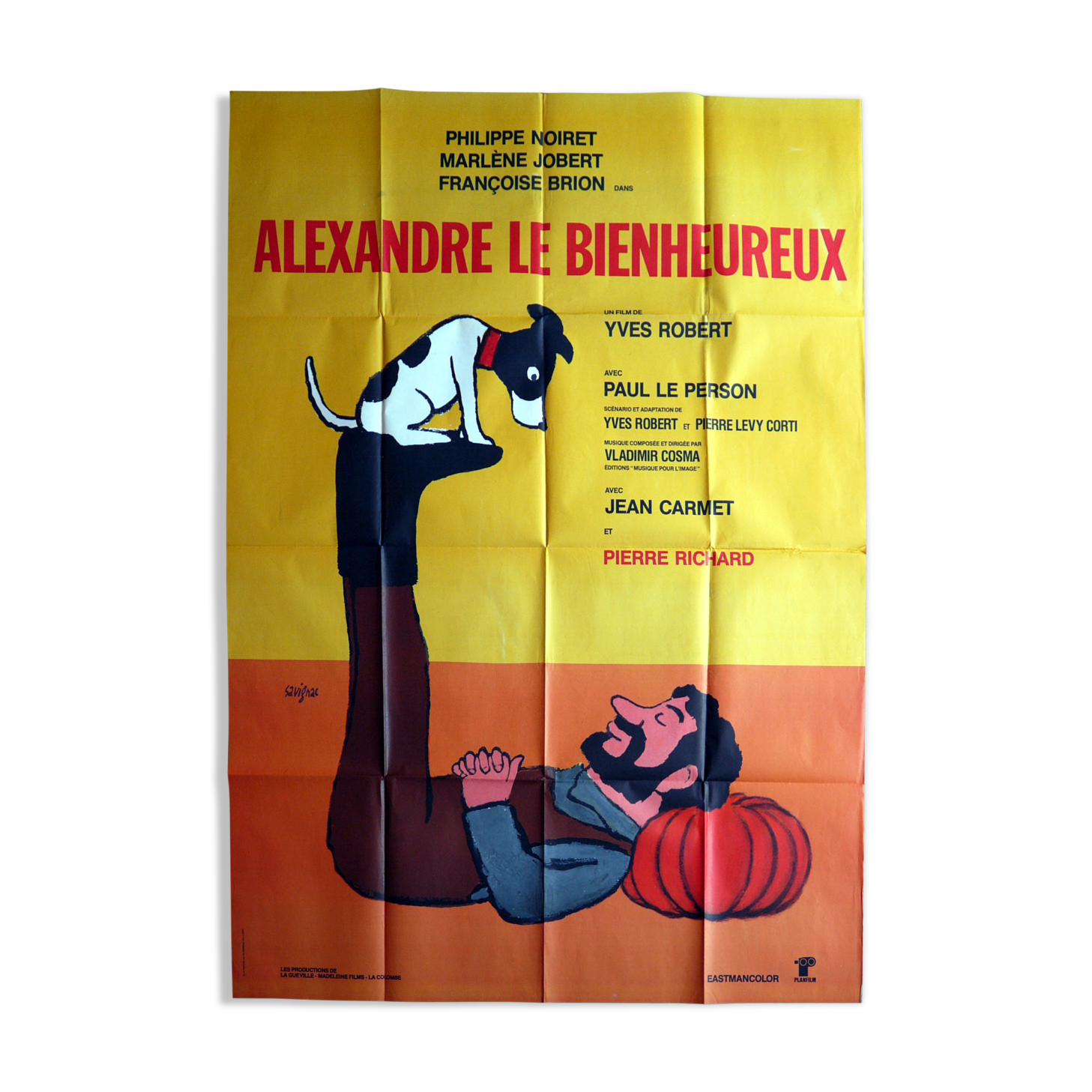Original cinema poster "Alexander the Blessed" Yves Robert