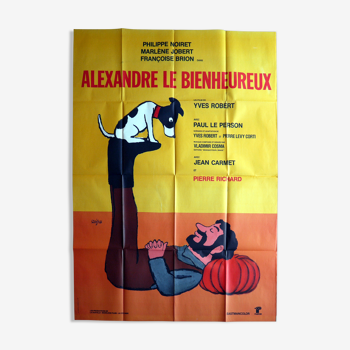 Original cinema poster "Alexander the Blessed" Yves Robert