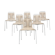 Ensemble de six chaises Poul Kjærholm "PK-1"