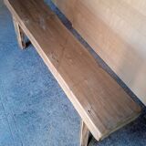 114 cm solid wood bench