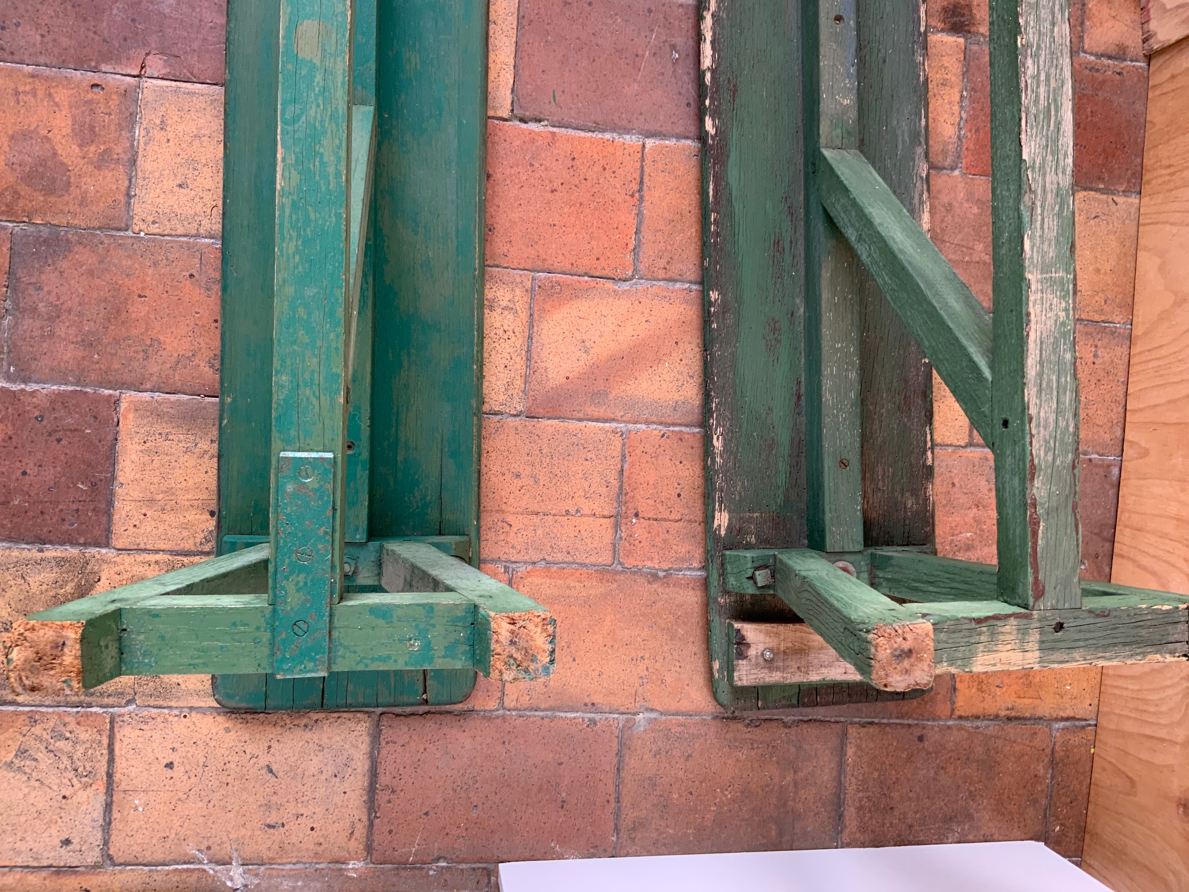 Pair of vintage benches