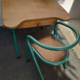 Chair set by Jacques Hitier and Mullca desk