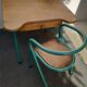 Ensemble chaise par Jacques Hitier et bureau Mullca