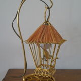Vintage cage lamp 1960