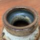 Mid-century Danish vase from Søholm pottery workshop, 1960s.