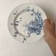 Assiette en terre de fer Gien "Paysages"