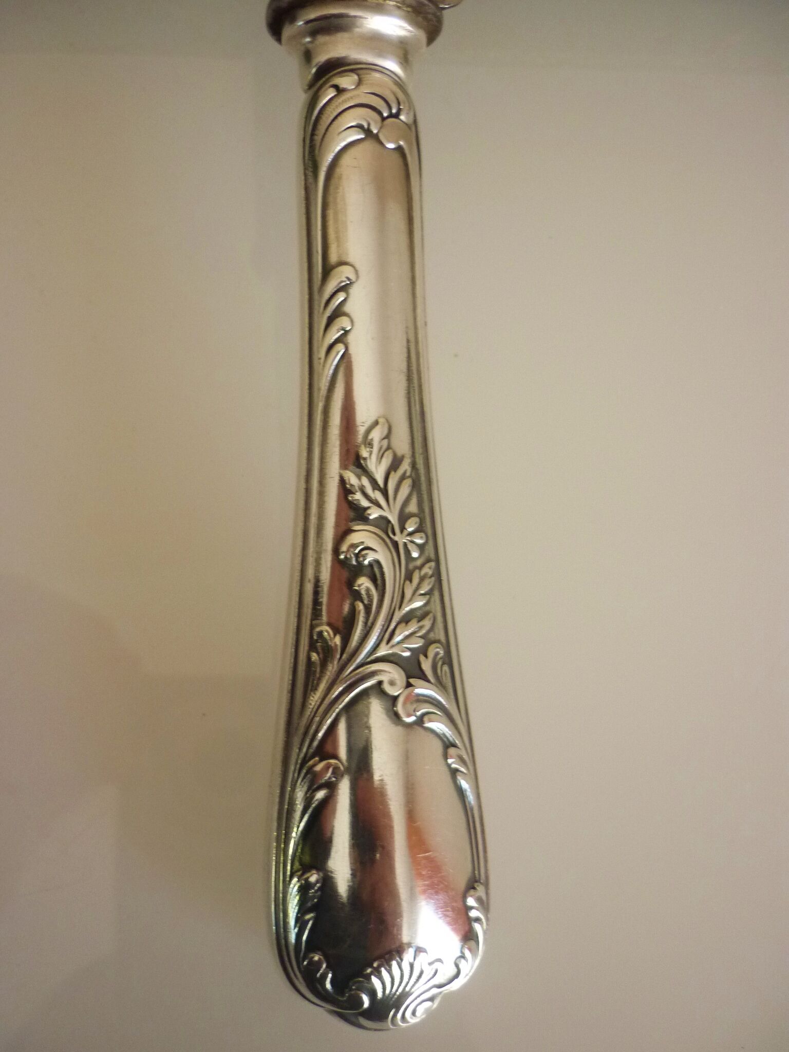 Service, covered to cut, leg christofle old model louis xv around 1900