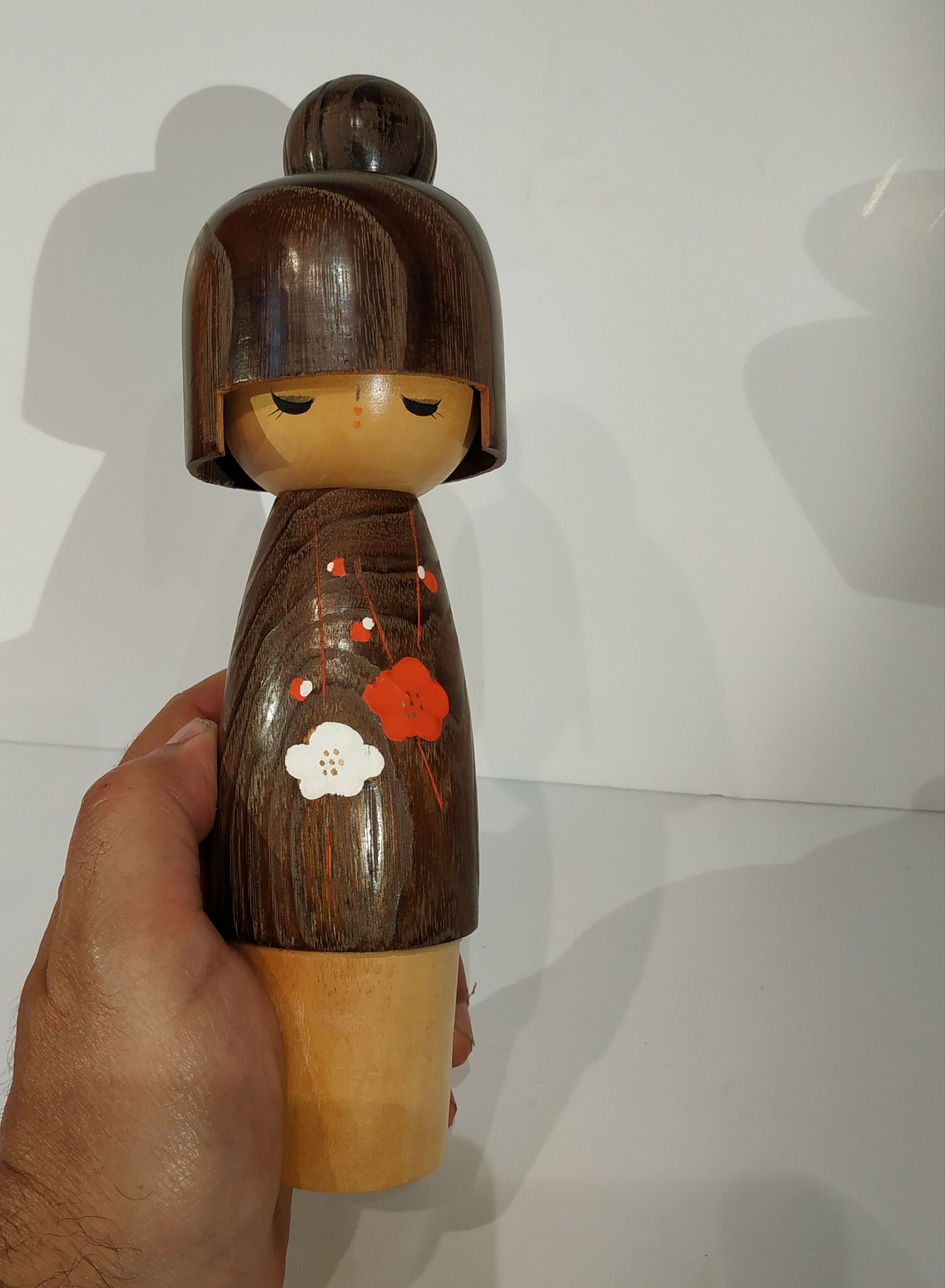 Kokeshi doll workshop Usaburo Okamoto (1917-2009). Around 1960/70