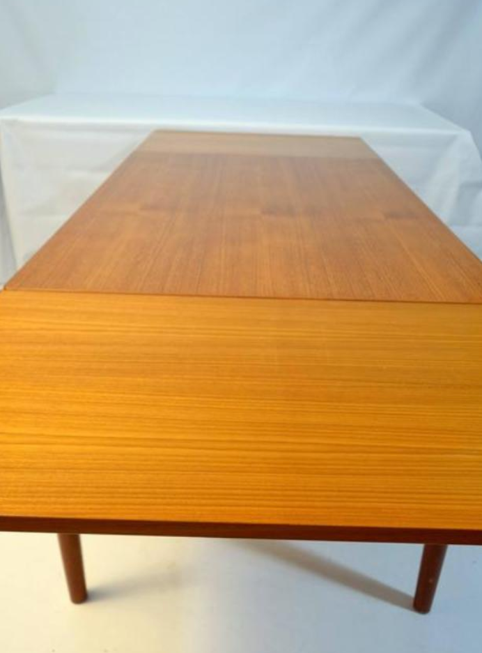 Table dining plywood teak by Niels O. Møller for J.L. Möllers