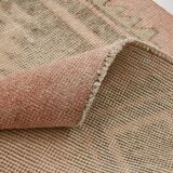 3x12 Pale Red Brown Vintage Runner Rug 80x380Cm SK 21977