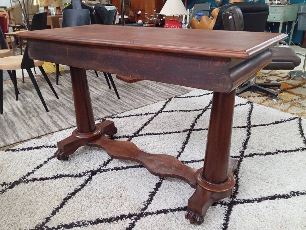 Regency mahogany console desk 19th century