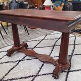 Regency mahogany console desk 19th century