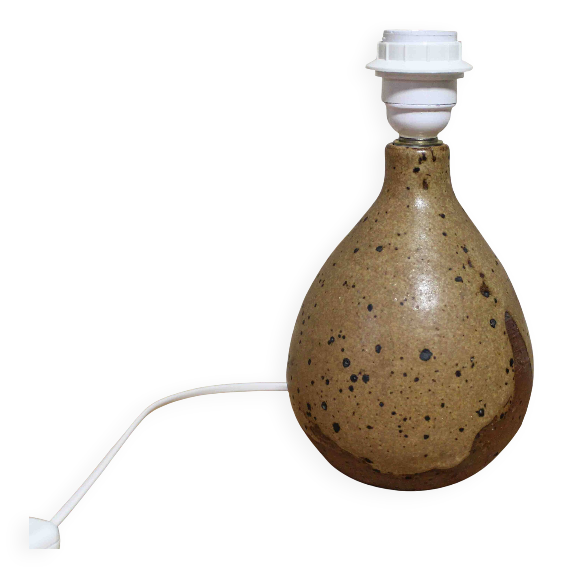 Glazed stoneware lamp base