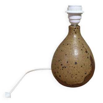 Glazed stoneware lamp base