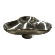 Plat tripartite, acier inoxydable,Georg Jensen, Danemark 1970s
