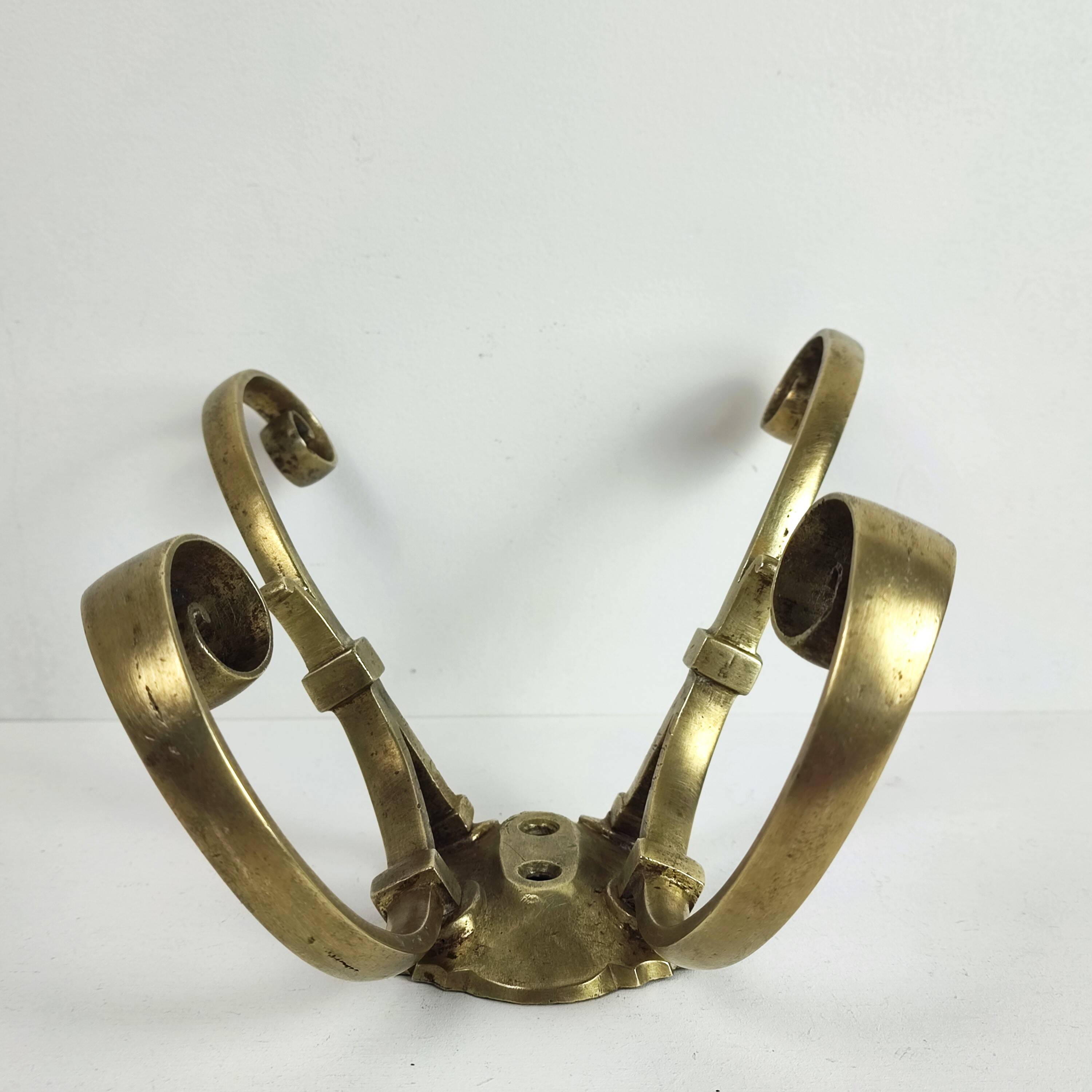 Brass coat hook