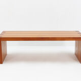 Banc en pin massif, table, par Ate van Apeldoorn