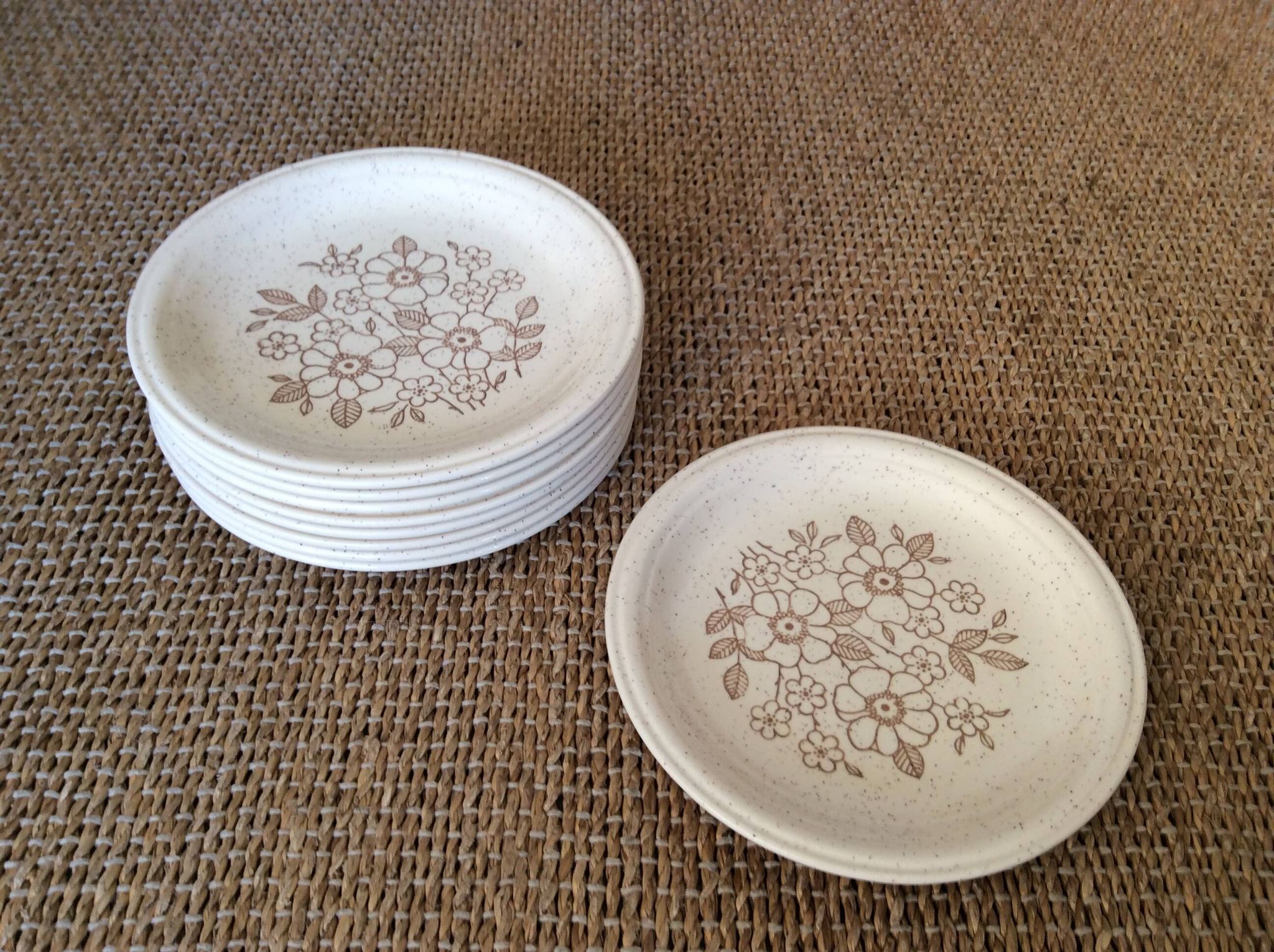 9 assiettes à dessert
