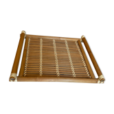 Plateau bambou vintage
