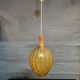Amber glass vintage chandelier