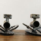 Set of 4 vintage wall lamps, Italian design