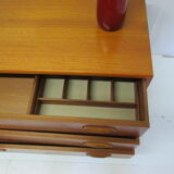 Vintage teak chest of drawers