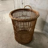 Rattan wastepaper basket