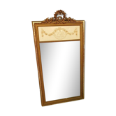 Miroir Louis XVI trumeau avec angelots du XIXème