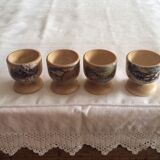 Wooden egg cups