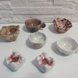Ceramic lot signed Alice Colonieu