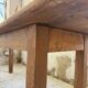 Walnut farmhouse table 2.10m from the 50s