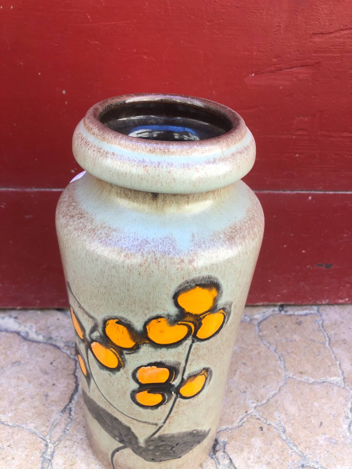Vase en céramique west germany