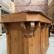 Pine counter from the early 20th century.