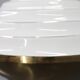 1950s Czechoslovak brass pendant with opaline glass diffuser