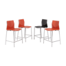 Set of 4 design stools by Strand+Hvass