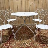 Salon de jardin en fer forgé