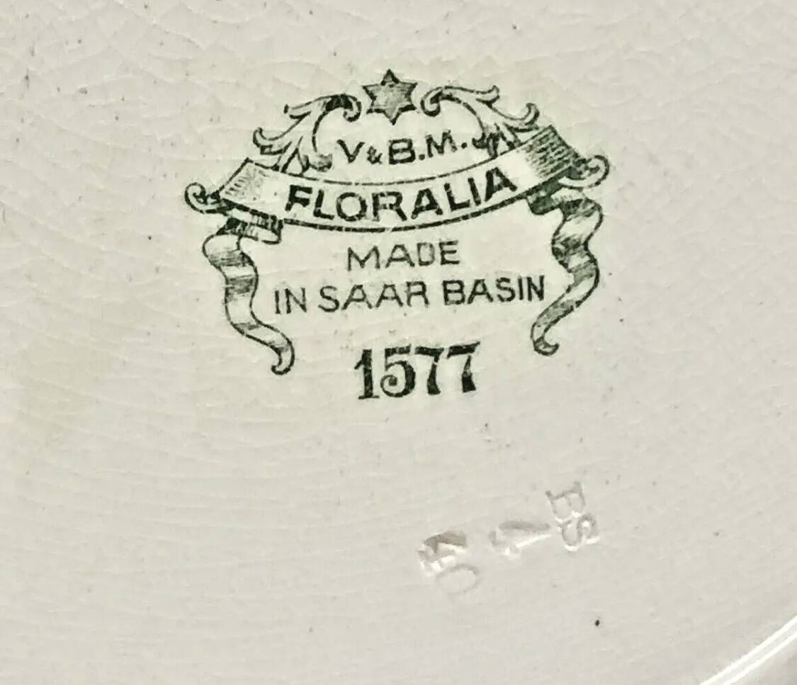 6 old dessert plates Floralia Villeroy & Boch model