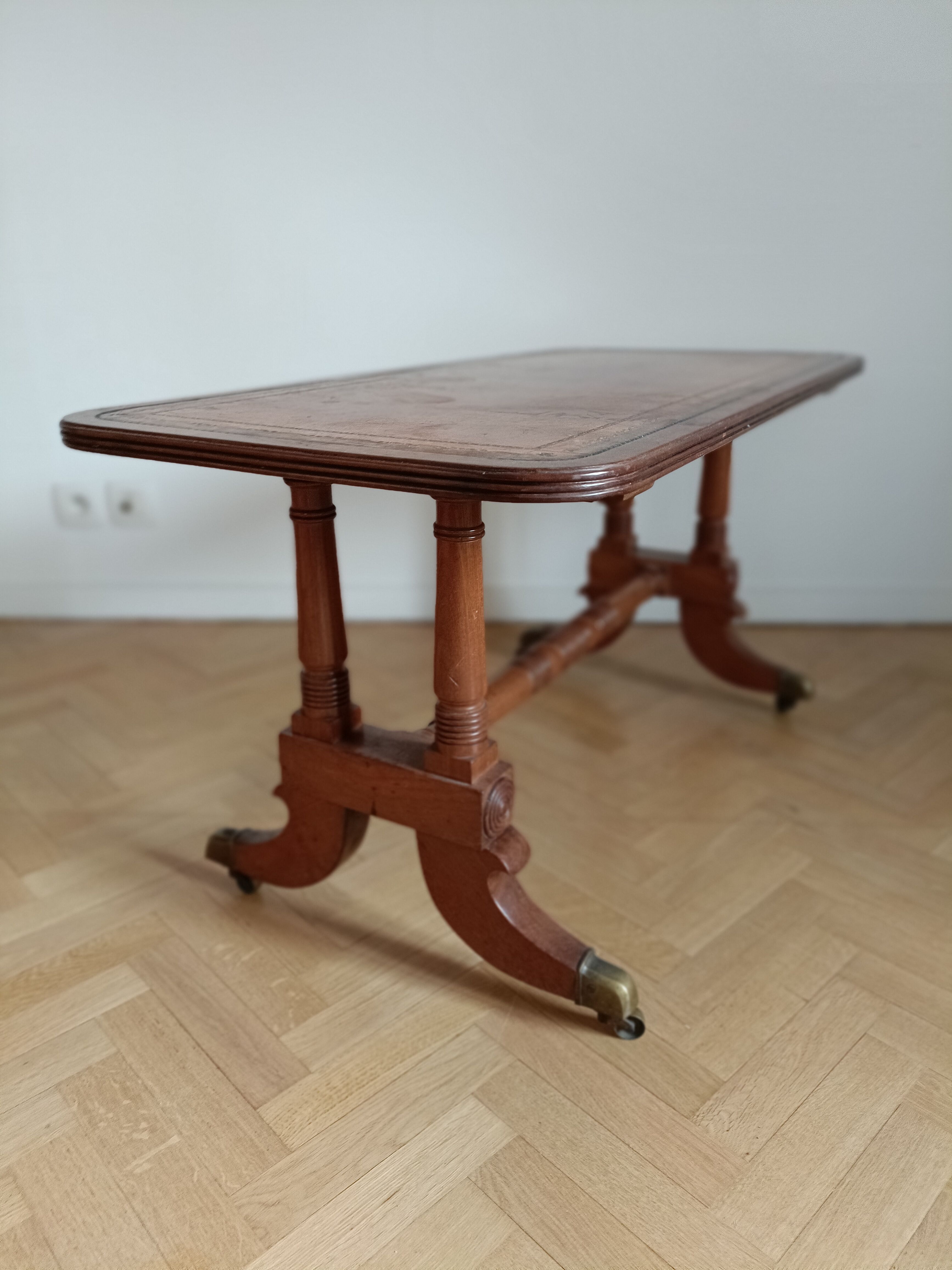 Mahogany English coffee table