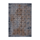 Tapis en laine bleu doré