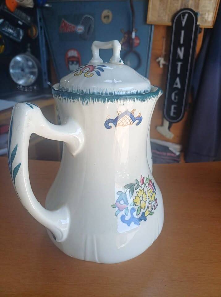Vintage Longwy coffee pot