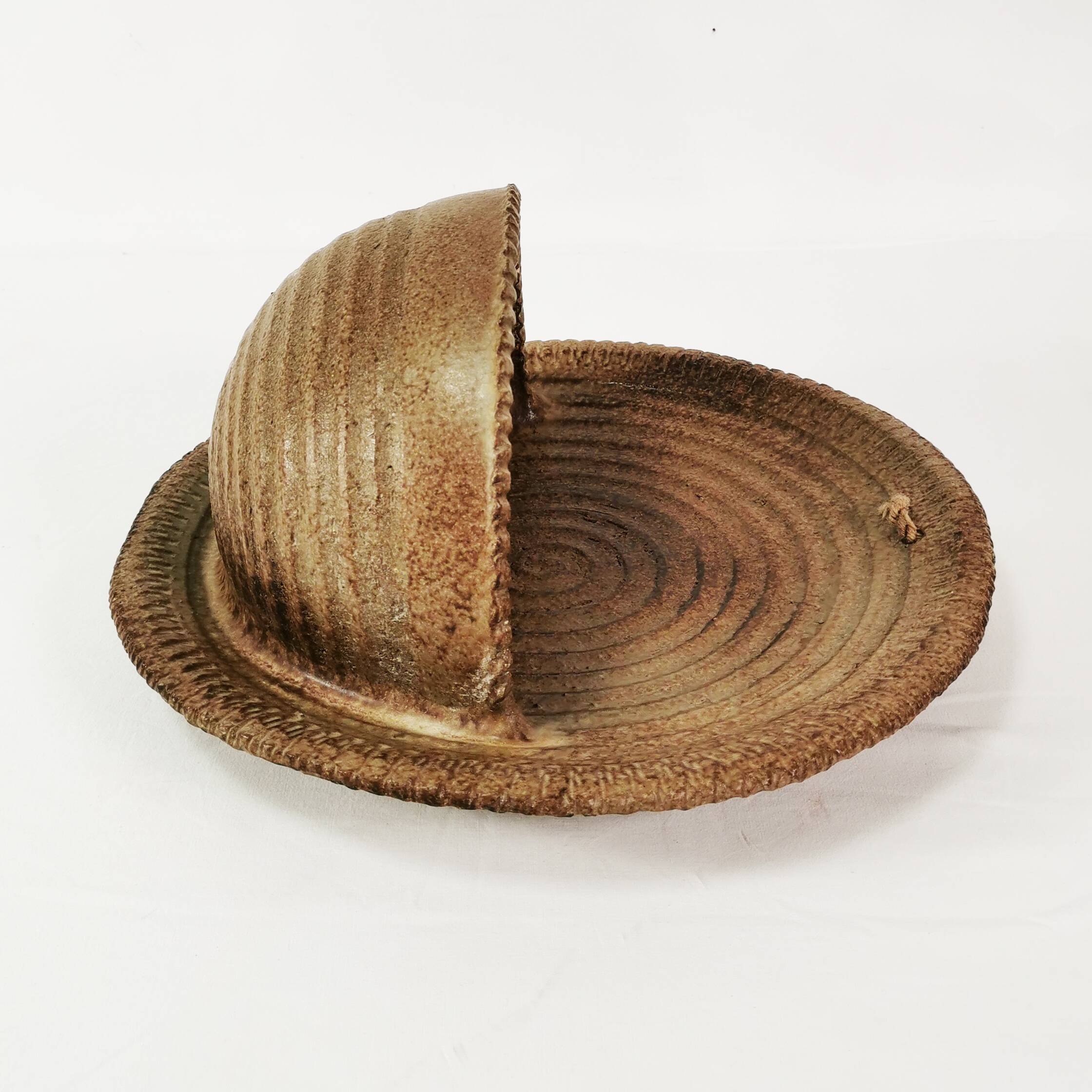 Wall-mounted ceramic flowerpot, Germany, 1970s.