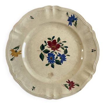 Plat Sarreguemines en terre de fer