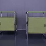 Ensemble de deux tables de chevet Bauhaus par Vichr & Co., années 1930