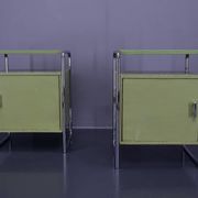 Set of Two Bauhaus Night Stands by Vichr & Co., 1930s
