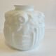 Art Deco glass paste ball vase