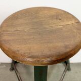 Green Industrial Workshop Stool, 1960s